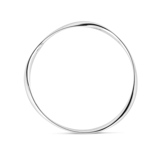 Royal Chain Silver Slip on Bangle AGB11021