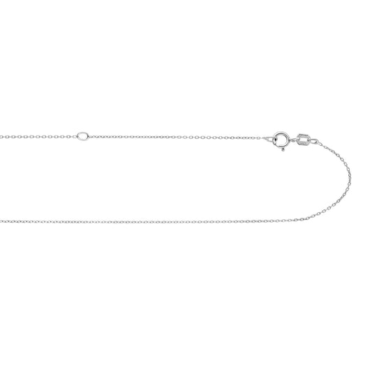 Royal Chain Silver .85mm Extendable Cable Chain AGECH4012