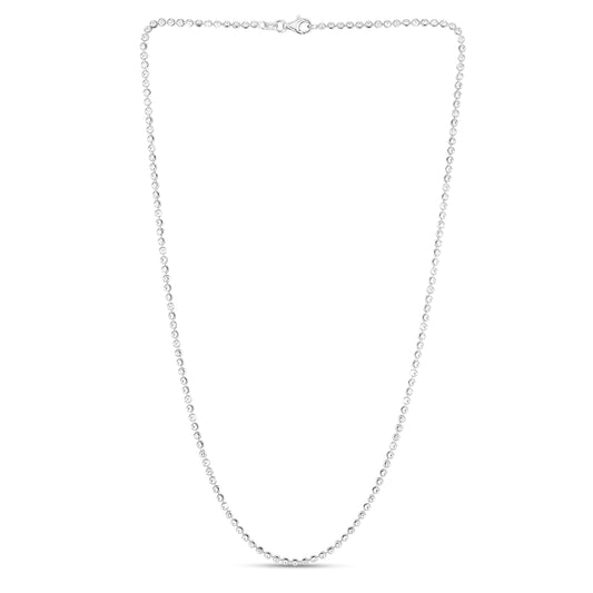 Royal Chain Sterling Silver 2.5mm Moon-cut Bead Chain AGMOON250