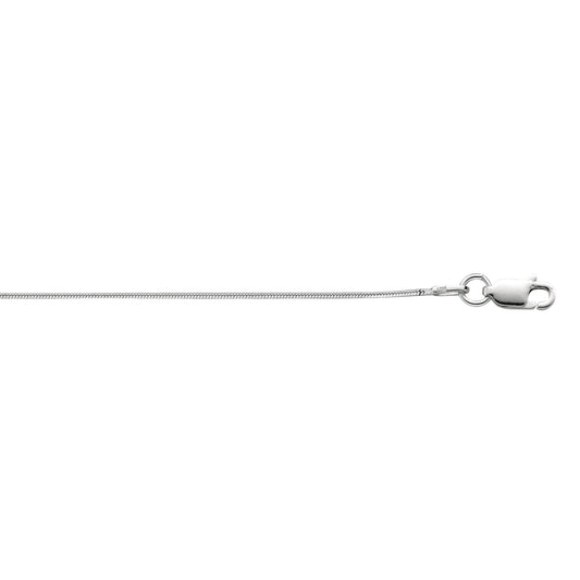 Royal Chain Silver .9mm Octogonal Snake Chain AGROCT020