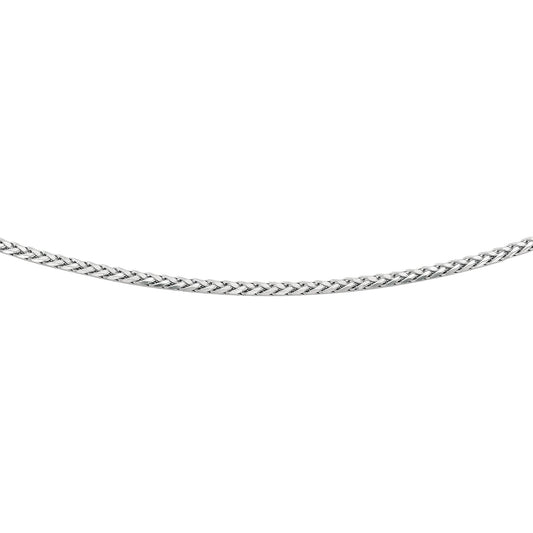 Royal Chain Silver 3.2mm Semi-Solid Wheat Chain AGW560
