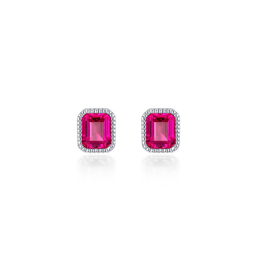 Lafonn July Birthstone Solitaire Stud Earrings