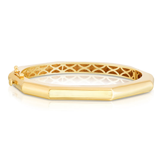Royal Chain 14K Octagon Edge Bangle BG3479