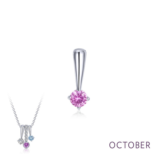 Lafonn October Birthstone Love Pendant
