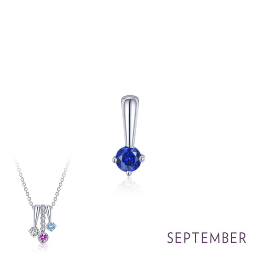 lafonn-september-birthstone-love-pendant