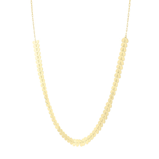Royal Chain 14K Polished Heart Link Chain Necklace C17042
