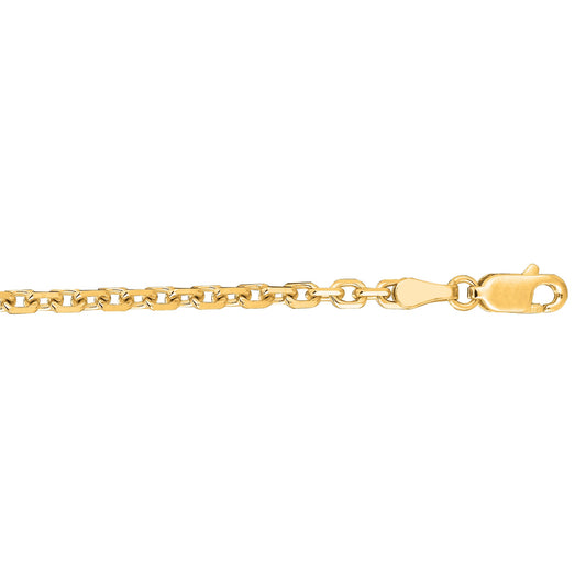 Royal Chain 14K Gold 2.6mm Classic Cable Chain CAB070
