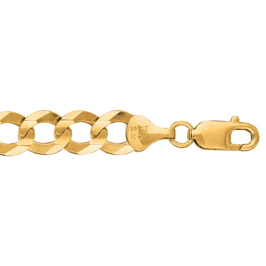 Royal Chain 14K Gold 10mm Comfort Curb Chain CC250