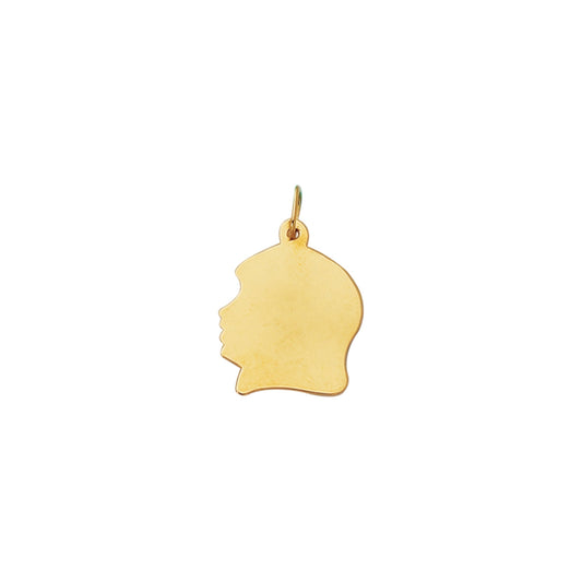 Royal Chain 14K Gold Medium Girl Charm CH302
