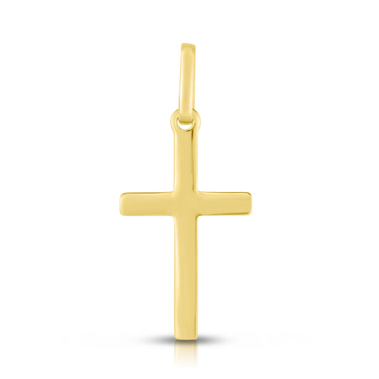 Royal Chain 14K Gold Small Flat Cross CH818