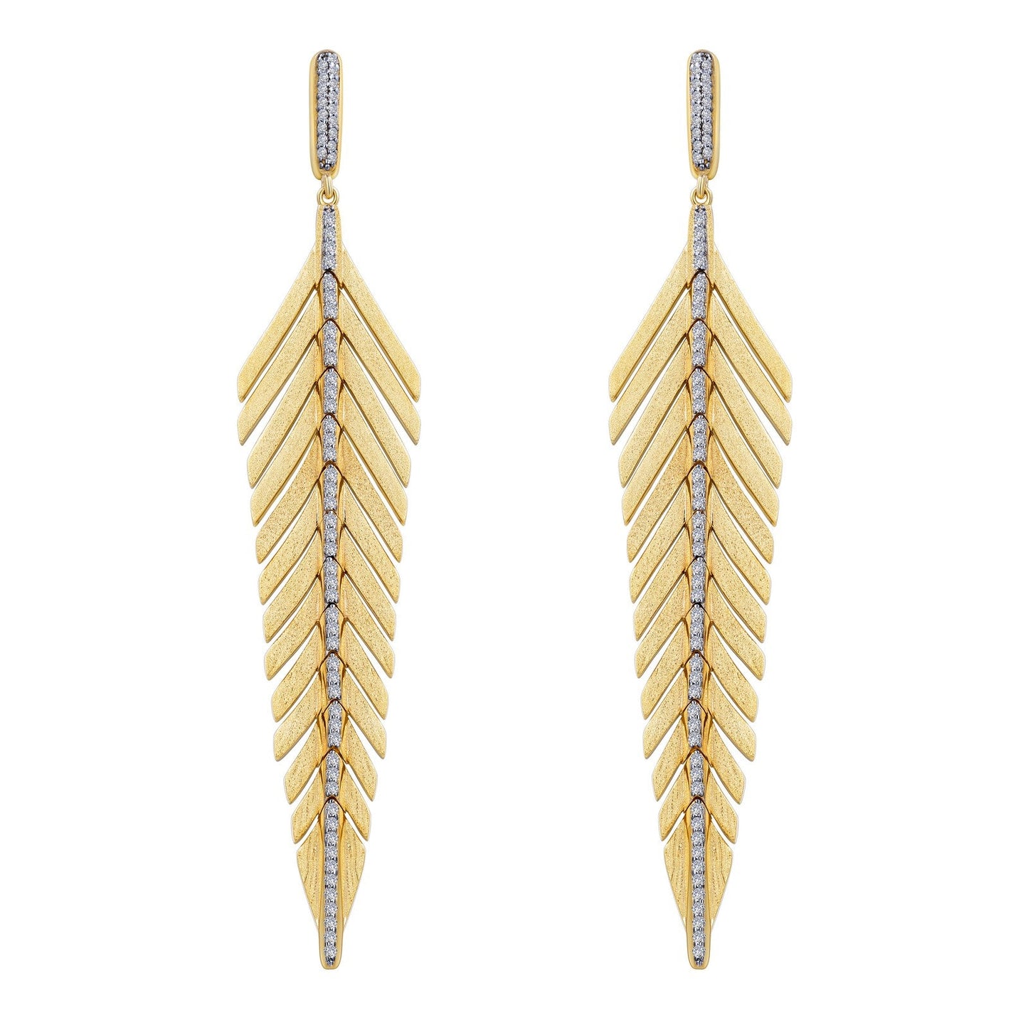 Elegant Bamboo Hoop Earrings