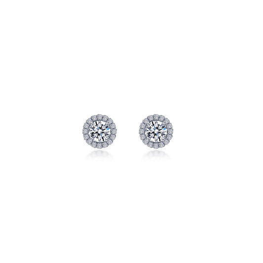 Lafonn 1.24 CTW Round Halo Stud Earrings