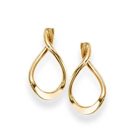 Royal Chain 14K Gold Drop Freeform Earring ER6862