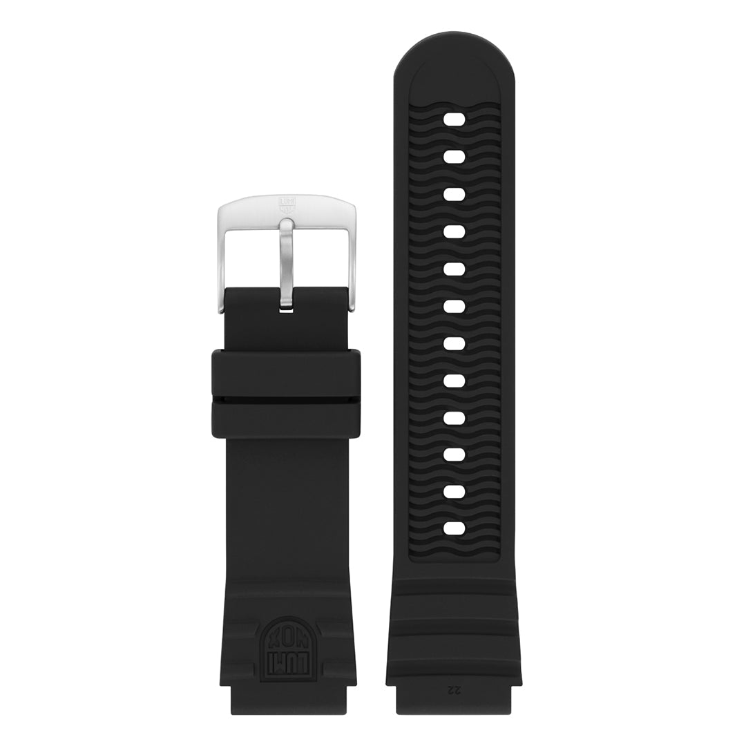 PU Strap, Black, 22 mm
