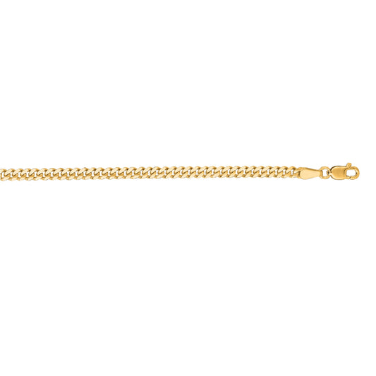 Royal Chain 14K 3.3mm Gourmette Chain GR090