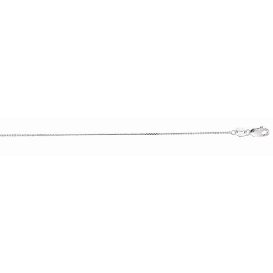 Royal Chain 18K Gold .9mm Cable Chain KCAB025