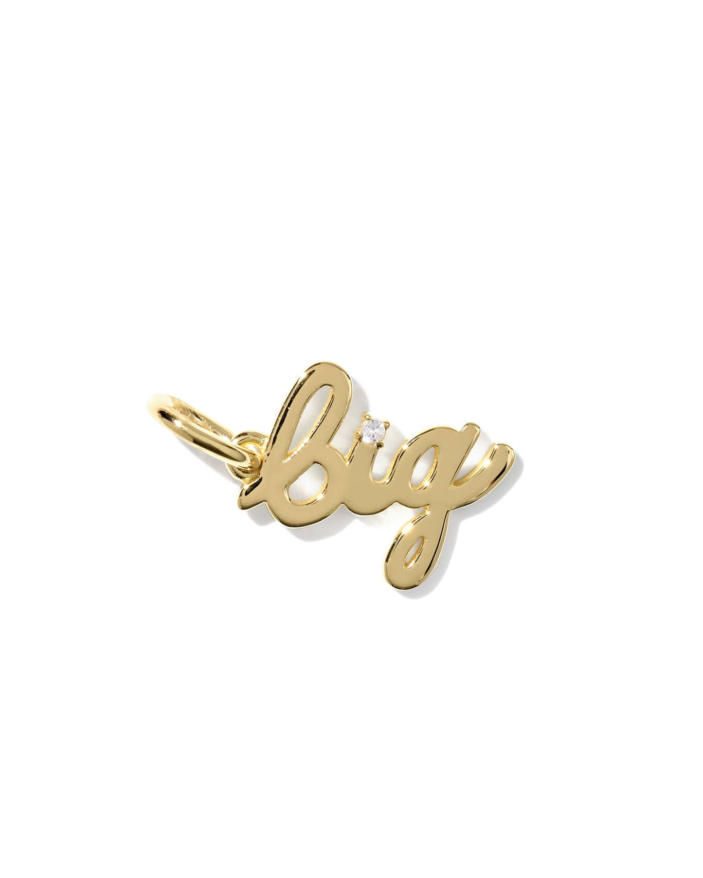 Big 18k Gold Vermeil & Sterling Silver Charm