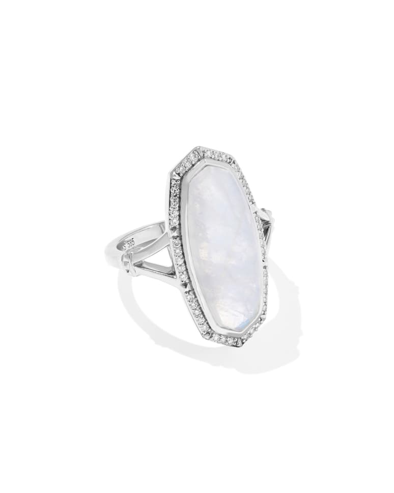 Dani 14k White Gold Cocktail Ring