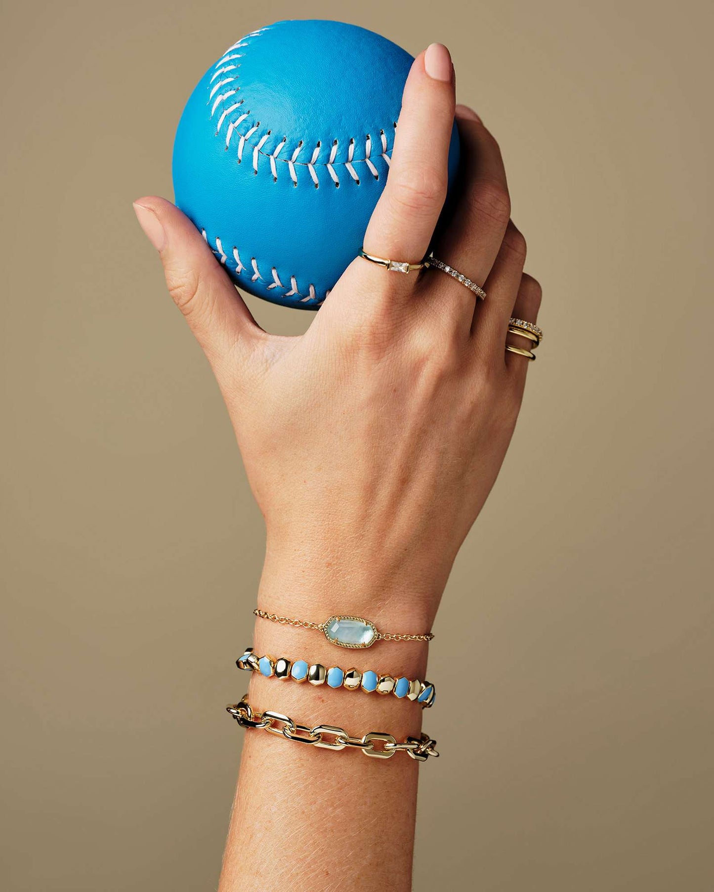 Daphne Enamel Stretch Bracelet