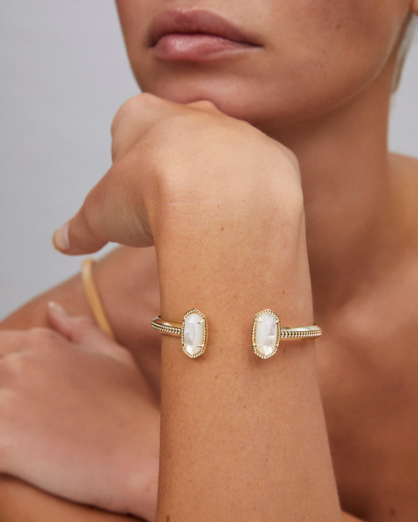 Elton Gold Cuff Bracelet