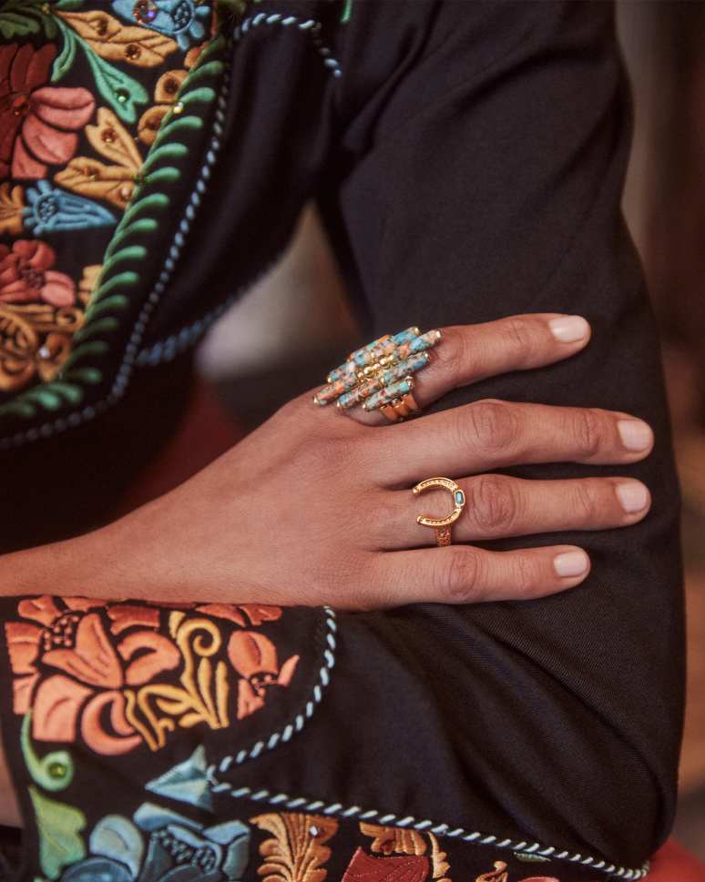 Ember Gold Cocktail Ring