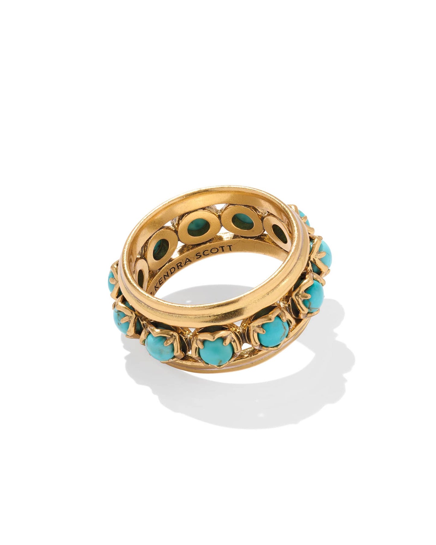 Ida Vintage Gold & Silver Band Ring