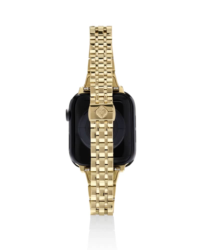 Kiera Gold Tone Stainless Steel 5 Link Watch Band 9608880454