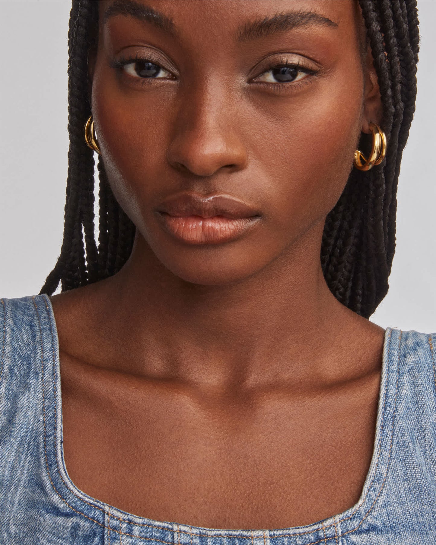 Kendra Scott Meg Double Hoop Earrings in Mixed Metal