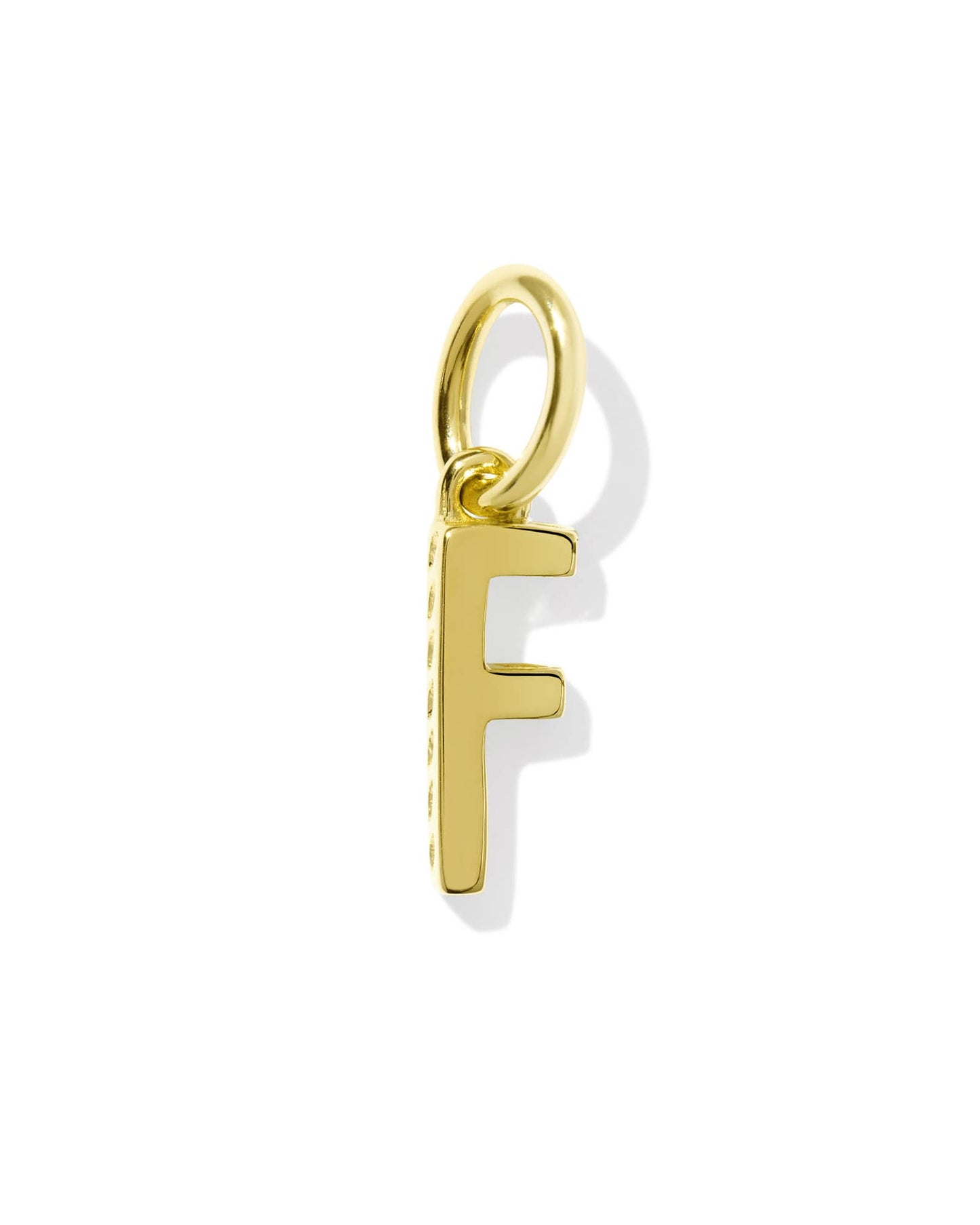 Metal Letter 18k Gold Vermeil Charm