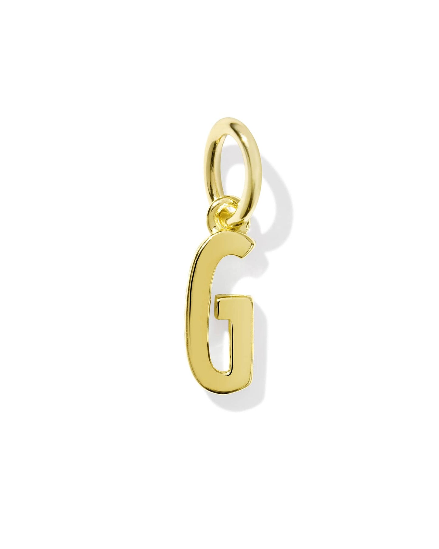Metal Letter 18k Gold Vermeil Charm
