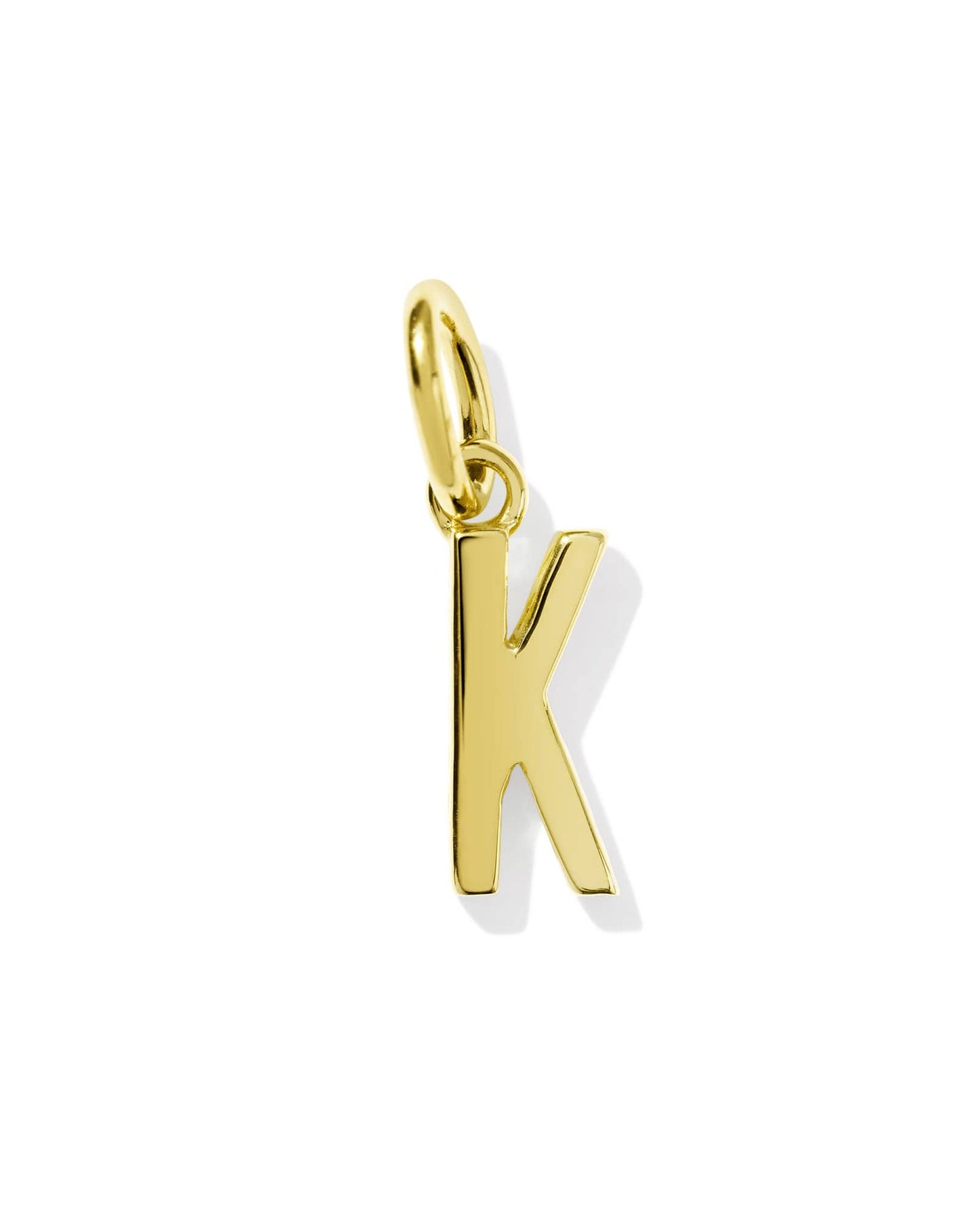 Metal Letter 18k Gold Vermeil Charm