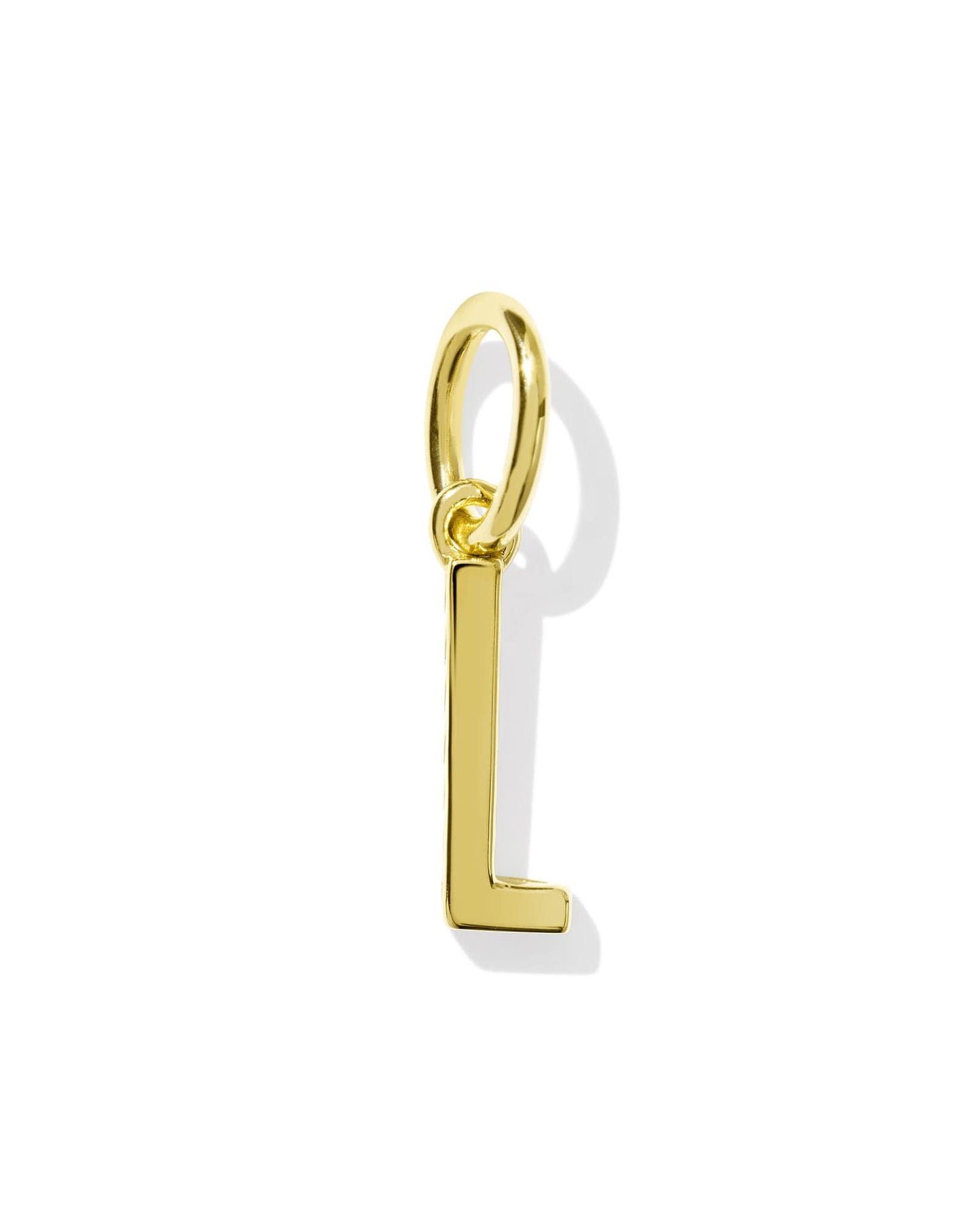 Metal Letter 18k Gold Vermeil Charm