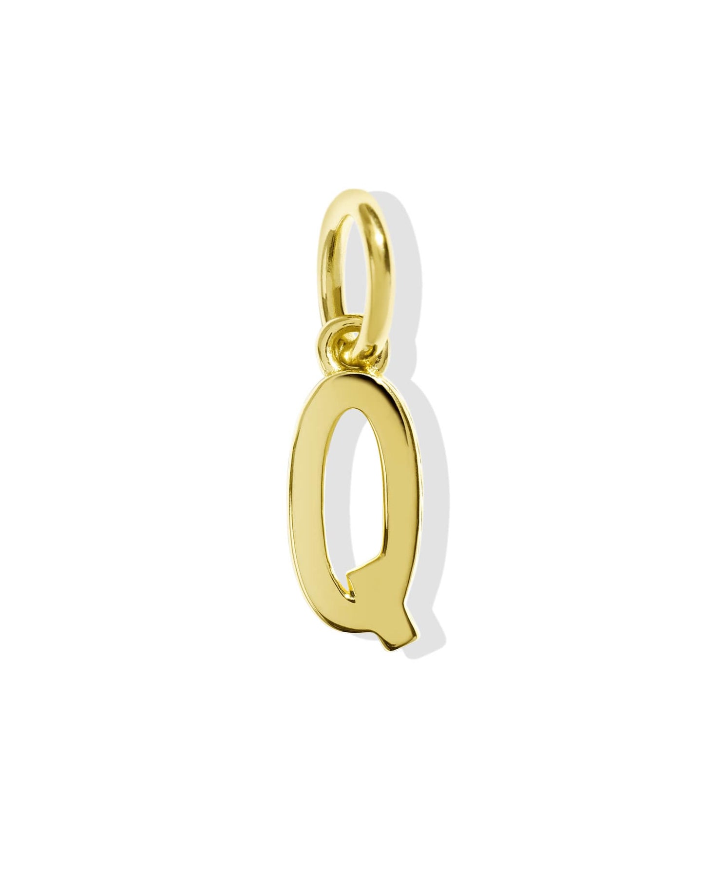 Metal Letter 18k Gold Vermeil Charm