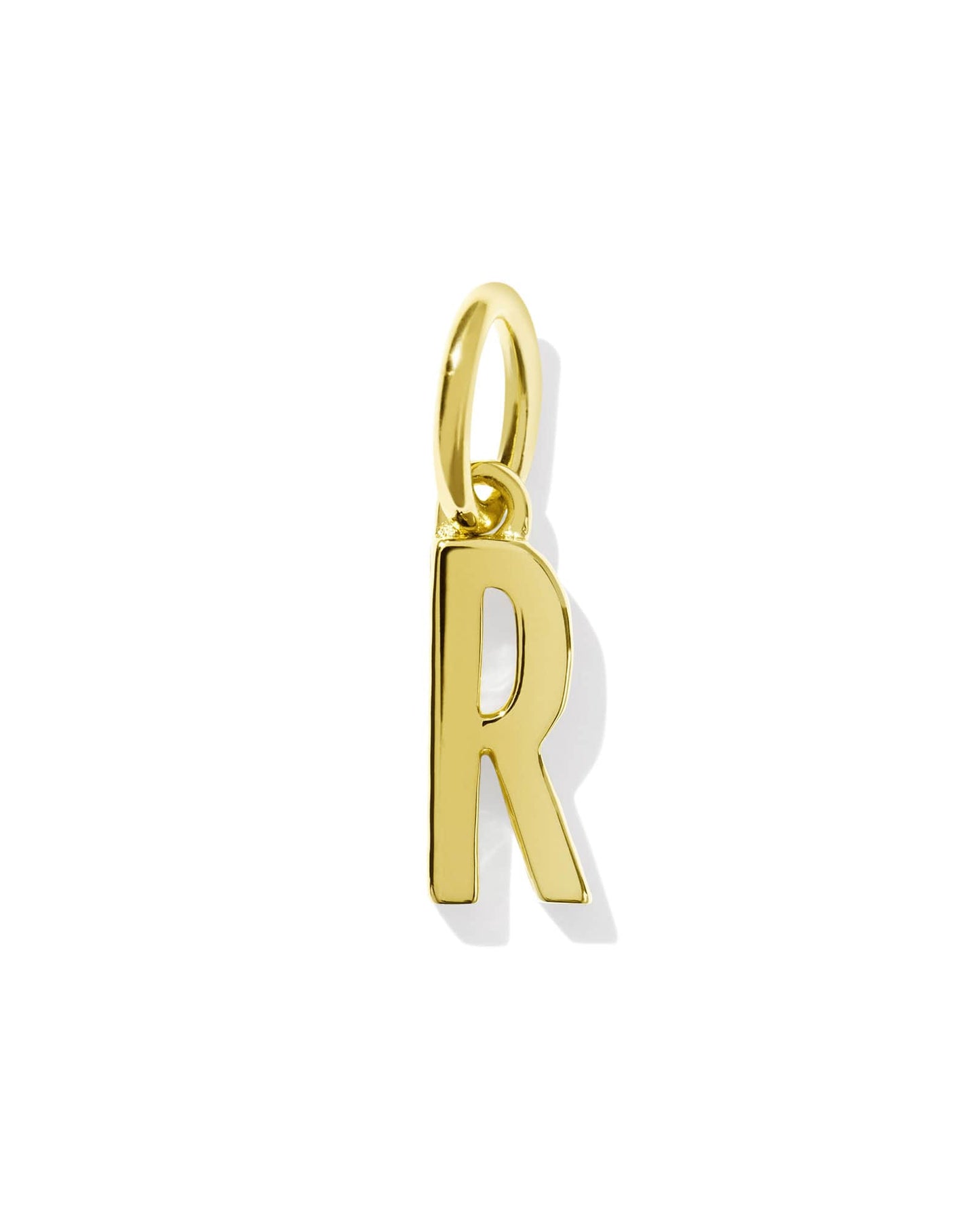 Metal Letter 18k Gold Vermeil Charm