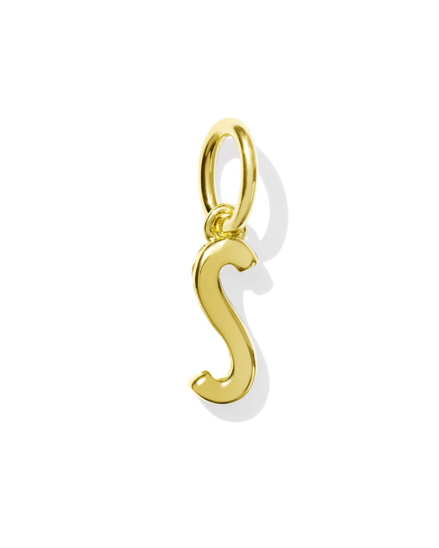 Metal Letter 18k Gold Vermeil Charm