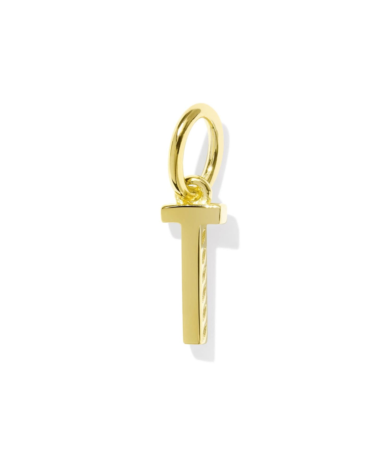 Metal Letter 18k Gold Vermeil Charm