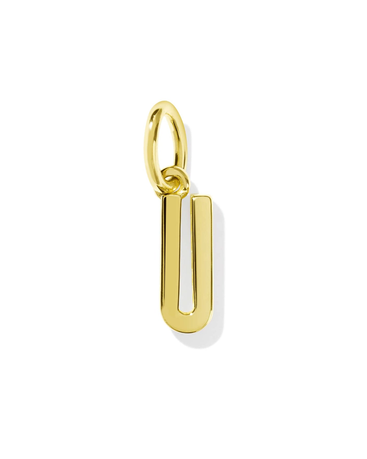 Metal Letter 18k Gold Vermeil Charm