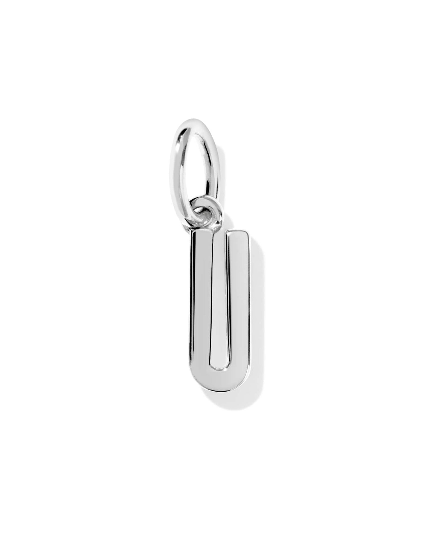 Metal Letter Sterling Silver Charm