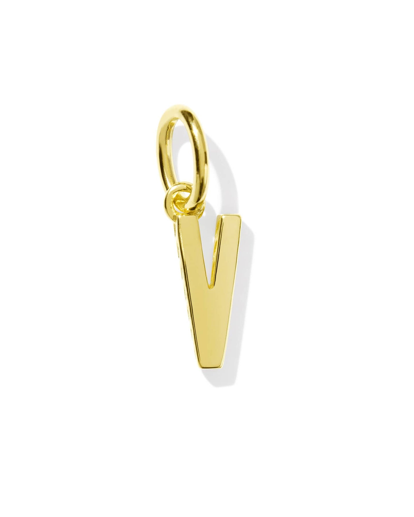 Metal Letter 18k Gold Vermeil Charm