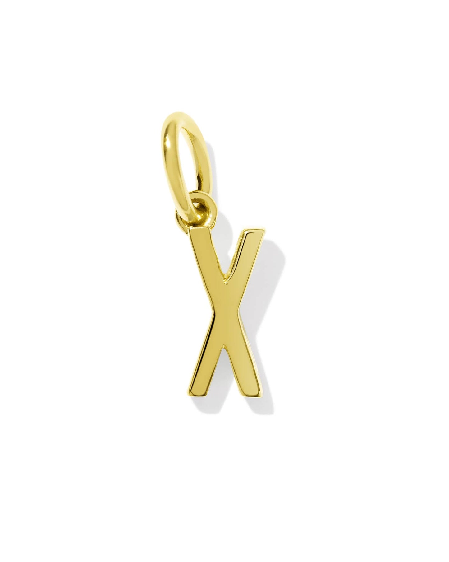 Metal Letter 18k Gold Vermeil Charm