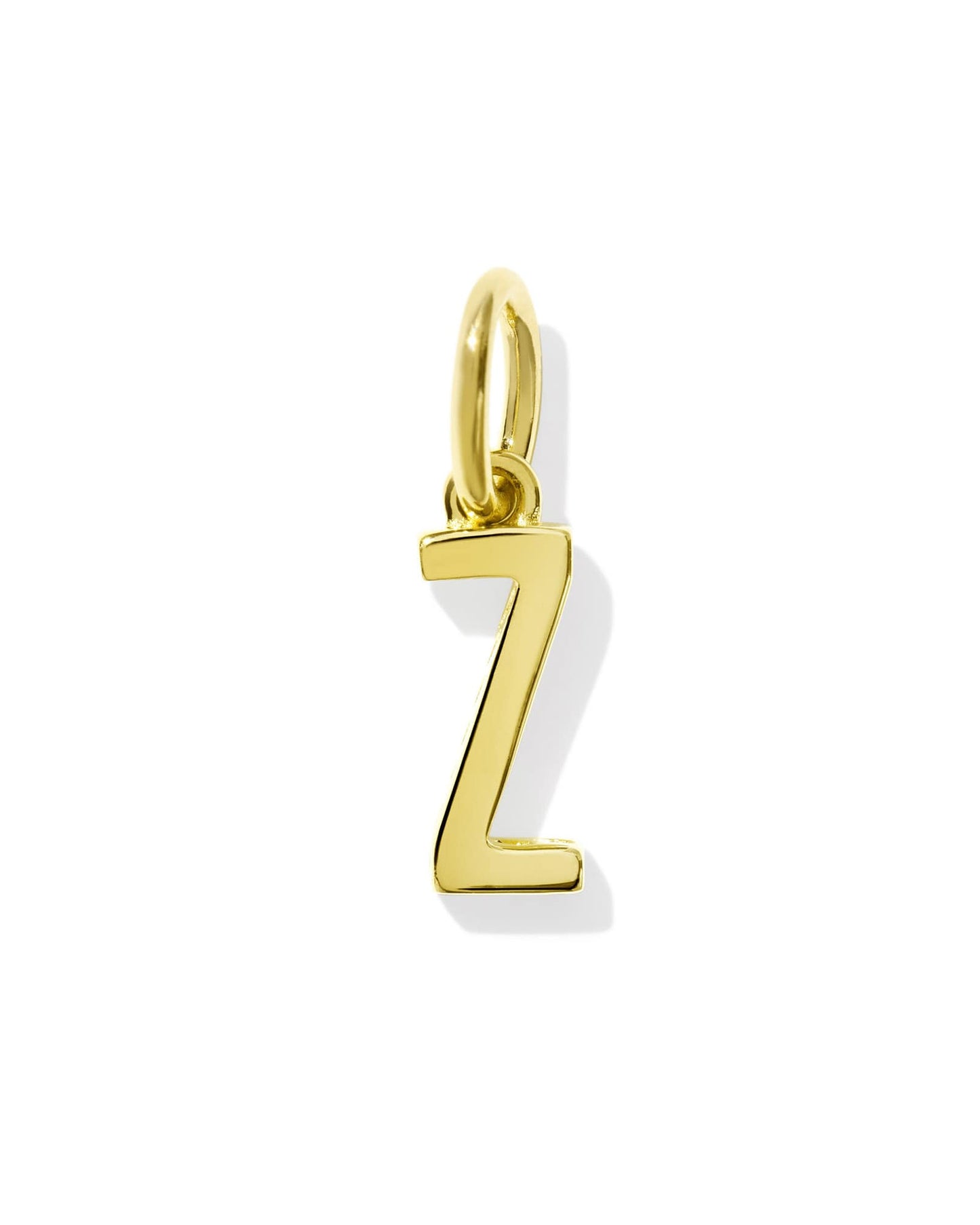Metal Letter 18k Gold Vermeil Charm