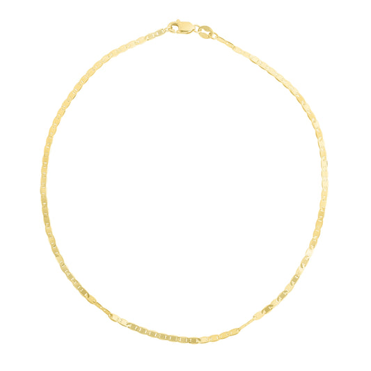 Royal Chain 14K Gold 1.7mm Mariner Chain M050
