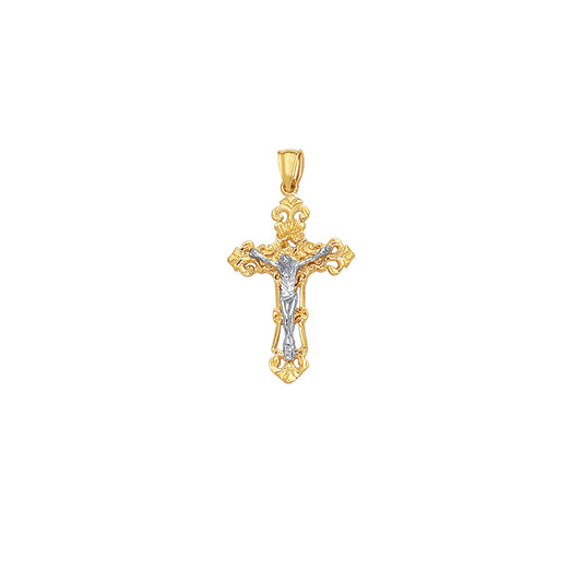 Royal Chain 14K Gold Vintage Crucifix Cross MD140