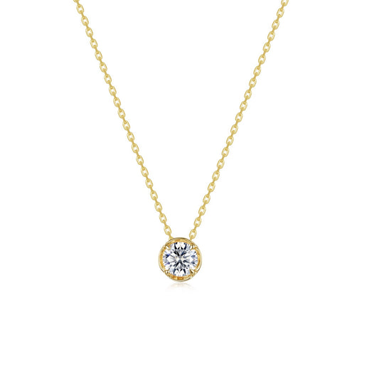 Lafonn Blossom Cradle Solitaire Necklace