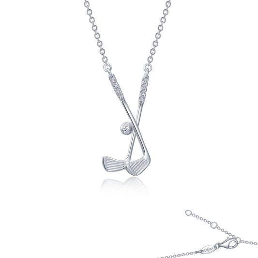 Lafonn Golf Clubs Necklace
