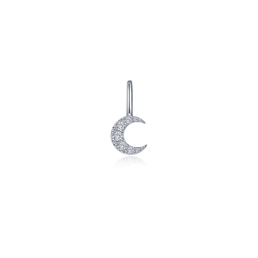 Lafonn Crescent Moon Charm Pendant