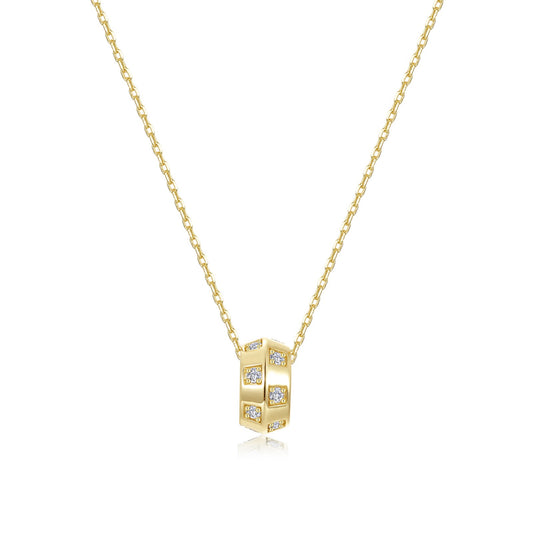 Lafonn Barrel Beat Pendant Necklace