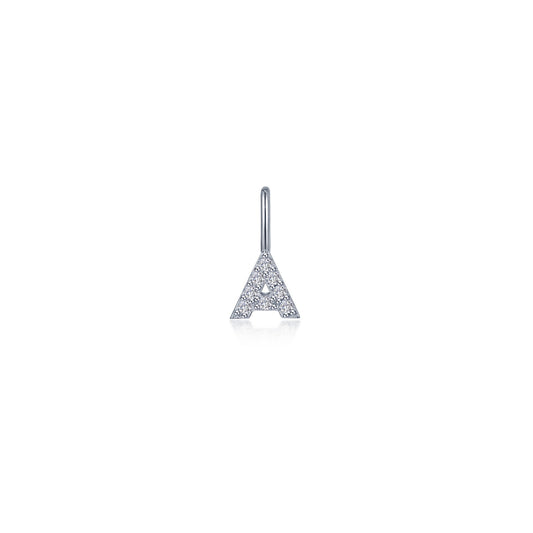 Lafonn Letter A Charm Pendant