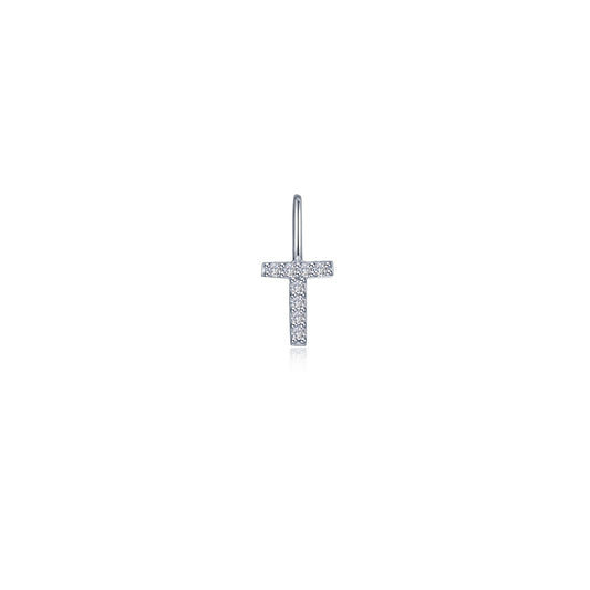 Lafonn Letter T Charm Pendant