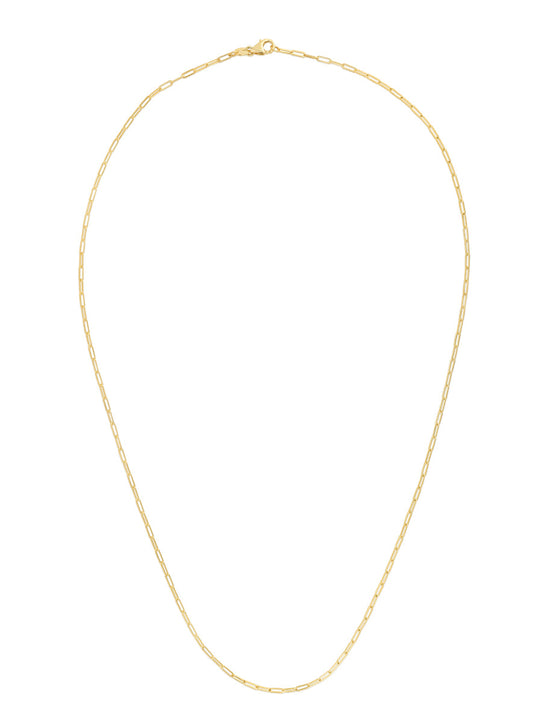 Royal Chain 14K Gold 1.5mm Paperclip Chain PCLIP035